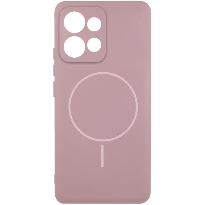 Чохол Silicone Cover Lakshmi Full Camera (AA) з Magnetic Fit для Motorola Edge 50 Neo Рожевий/Pink Sand
