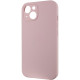 Чохол Silk Full Camera Protective (AA) NO LOGO для Apple iPhone 13  Рожевий/Chalk Pink
