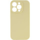 Чохол Silk Full Camera Protective (AA) NO LOGO для Apple iPhone 14 Pro  Жовтий/Mellow Yellow