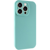 Чохол Silk Full Camera Protective (AA) NO LOGO для Apple iPhone 15 Pro  Бірюзовий/Marine Green