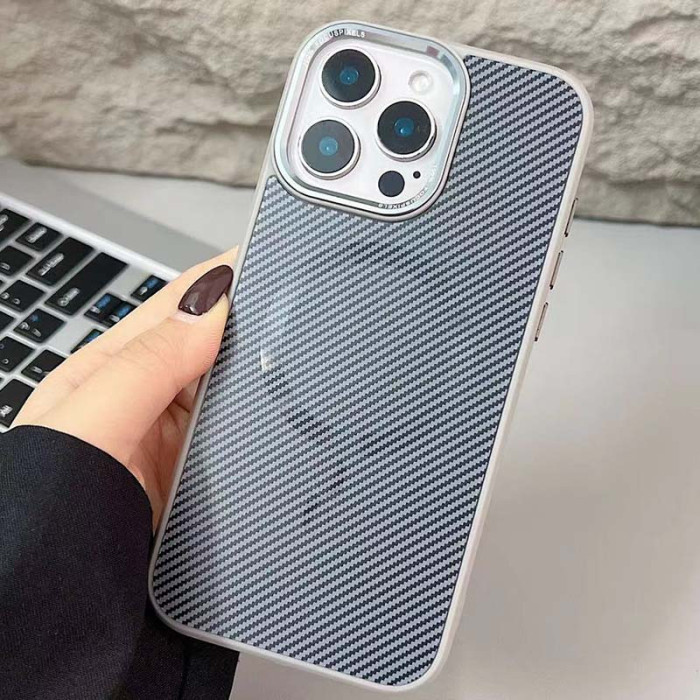 Чохол TPU+PC Carbon Mirage with MagSafe для Apple iPhone 15 Pro Max Grey