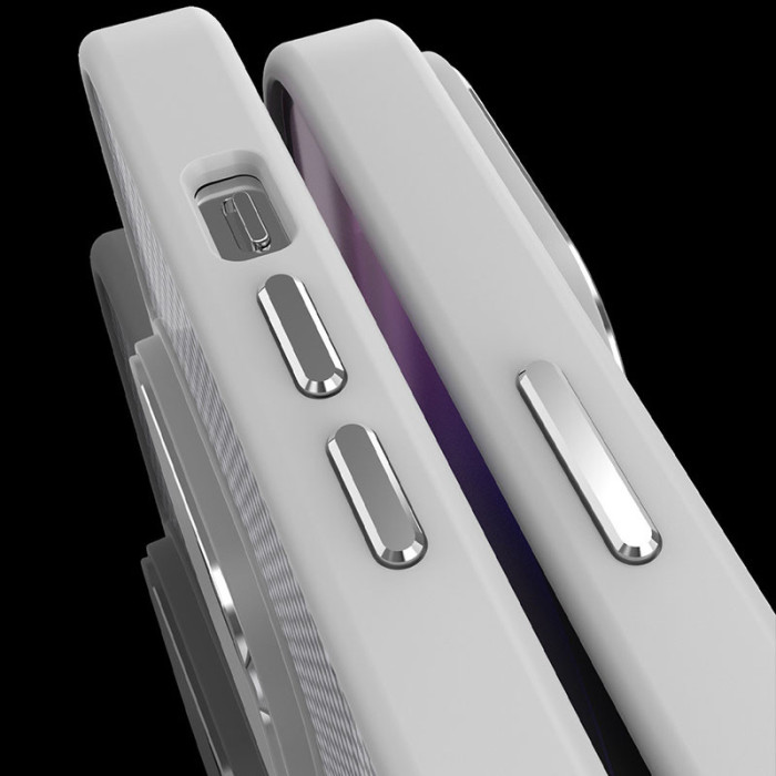 Чохол TPU+PC Carbon Mirage with MagSafe для Apple iPhone 15 Pro Max Grey