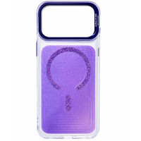 Чохол TPU+PC Jewel Sparkle with MagSafe для Apple iPhone 17 Pro (6.3') Lavender Glitter  (ITS-L-00000084799_3)