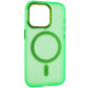Чохол TPU+PC Lily with MagSafe для Apple iPhone 13 Pro Max Neon Green