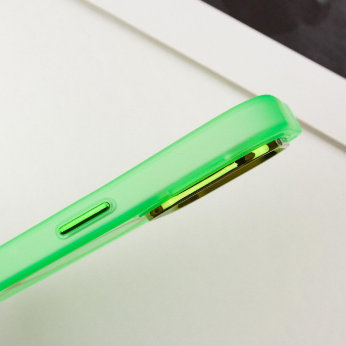 Чохол TPU+PC Lily with MagSafe для Apple iPhone 13 Pro Max Neon Green