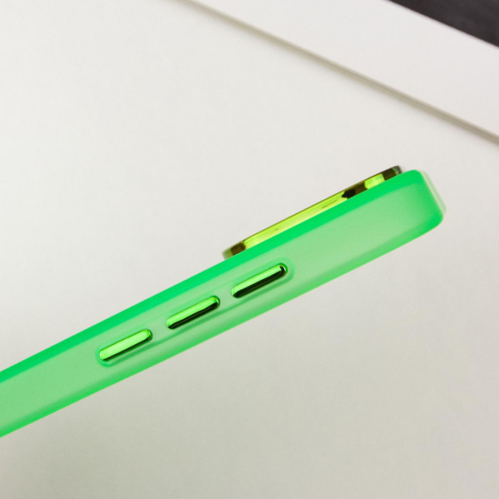 Чохол TPU+PC Lily with MagSafe для Apple iPhone 13 Pro Max Neon Green