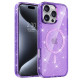 Чохол TPU Eclipse Sparkle (MagFit) для Apple iPhone 16 Pro (6.3') Purple