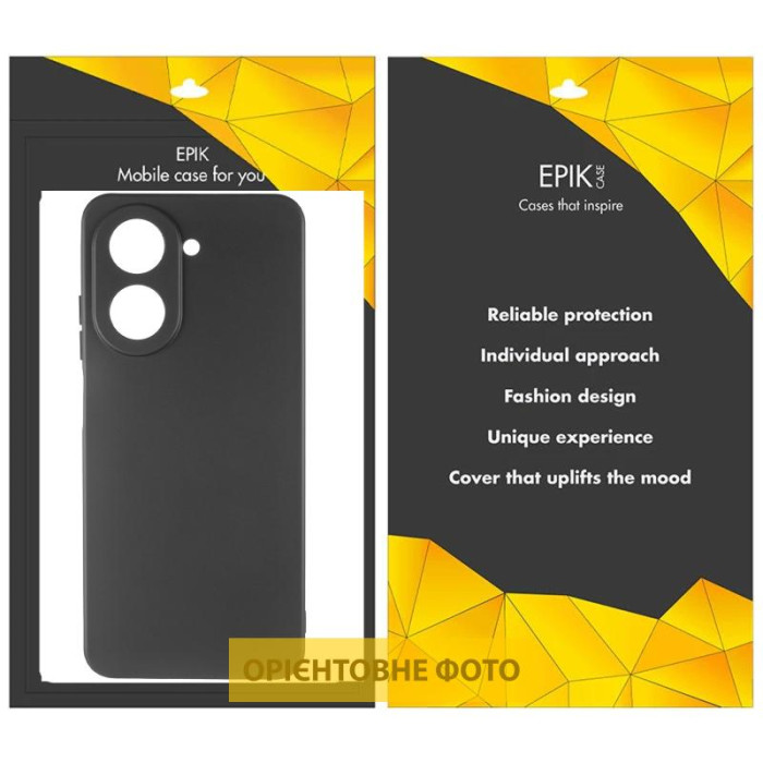 Чохол TPU Epik Black Full Camera для Infinix Hot 60i/60 Чорний
