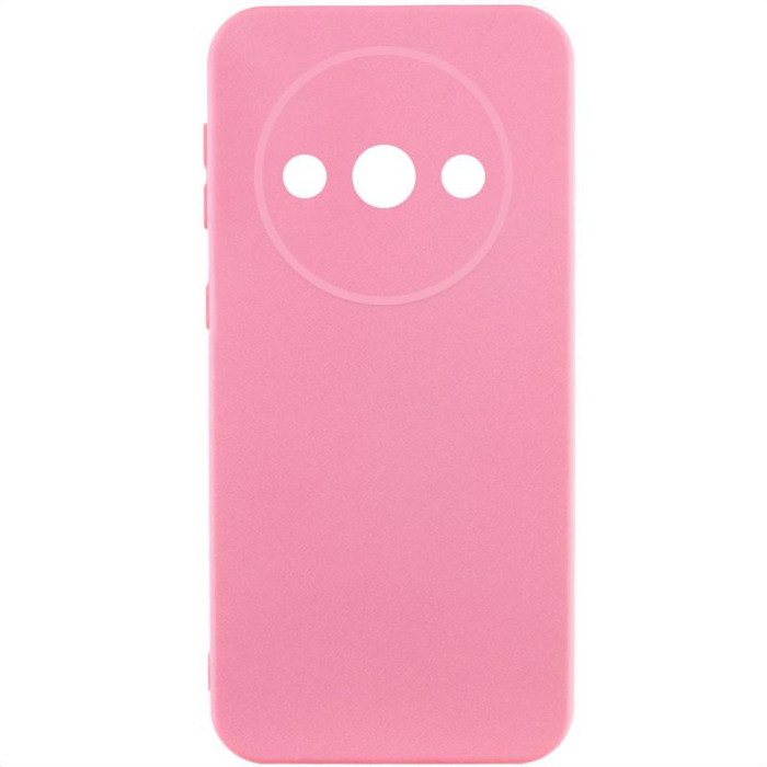 Чохол TPU GETMAN Liquid Silk Full Camera для Xiaomi Redmi A3 Рожевий/Pink