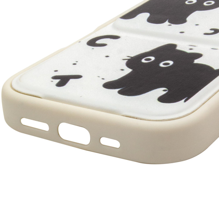 Чохол TPU Panel Stand для Apple iPhone 15 Pro Max Black Cat