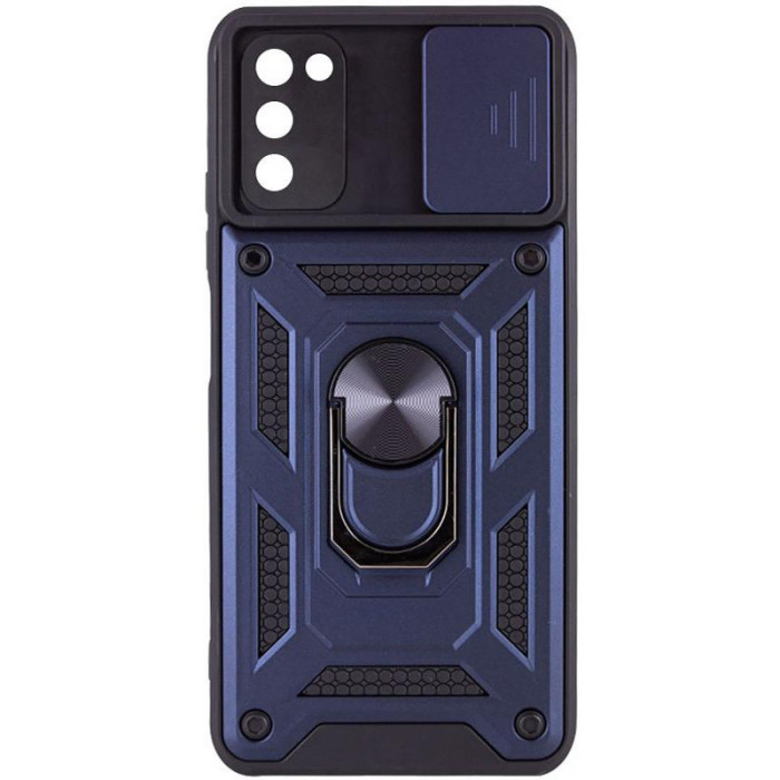 Чохол Ummi Camshield Serge Ring для Samsung Galaxy A03s Синій/Navy