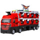 Ігровий набір-вантажівка SHT D663-T202 Catapult Truck + 8 small car Colorful