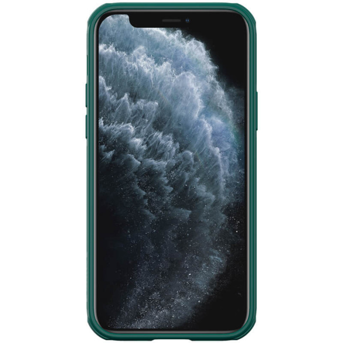 Карбонова накладка Nillkin CamShield Pro для Apple iPhone 14 Pro  Dark Green