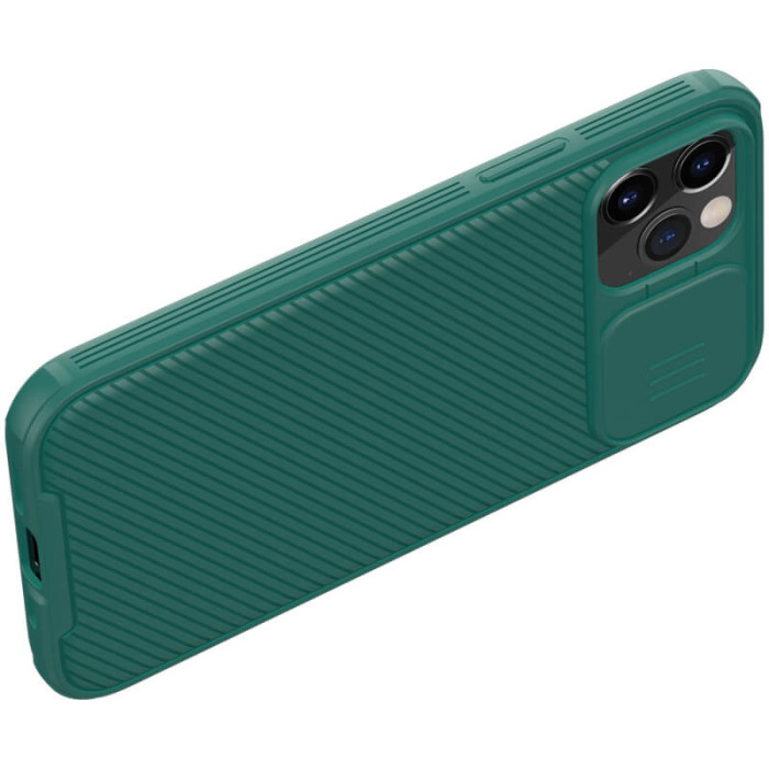 Карбонова накладка Nillkin CamShield Pro для Apple iPhone 14 Pro  Dark Green