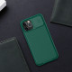 Карбонова накладка Nillkin CamShield Pro для Apple iPhone 14 Pro  Dark Green