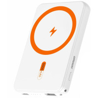 Портативний ЗП Power Bank Amaya W17 15W+PD22.5W з БЗП 5000 mAh White  (ITS-L-00000084451_1)