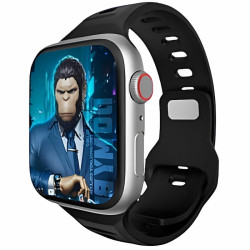 Ремінець BlueO Fluoro Rubber Sport для Apple Watch 42(ser.1-3)/44/45/46/49mm Black  (ITS-L-00000079381_1)