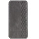 Шкіряний чохол-книжка GETMAN Cubic (PU) для Motorola Moto G24/G04/E14 Сірий