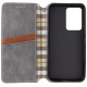 Шкіряний чохол-книжка GETMAN Cubic (PU) для Motorola Moto G24/G04/E14 Сірий
