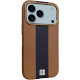 Шкіряний чохол Rally with MagSafe для Apple iPhone 17 Pro (6.3') Brown/Black