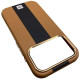 Шкіряний чохол Rally with MagSafe для Apple iPhone 17 Pro (6.3') Brown/Black