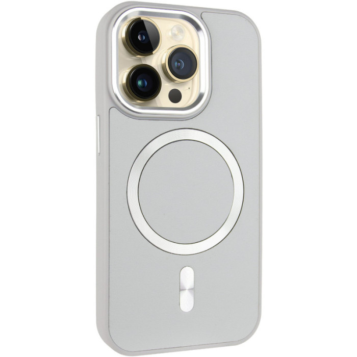 Шкіряний чохол SnapCase with MagSafe для Apple iPhone 14 Pro  Grey