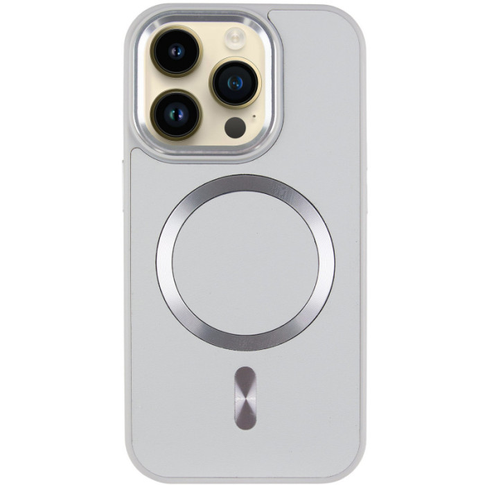 Шкіряний чохол SnapCase with MagSafe для Apple iPhone 14 Pro  Grey