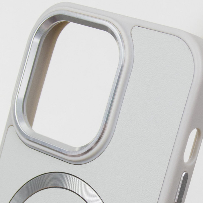 Шкіряний чохол SnapCase with MagSafe для Apple iPhone 14 Pro  Grey