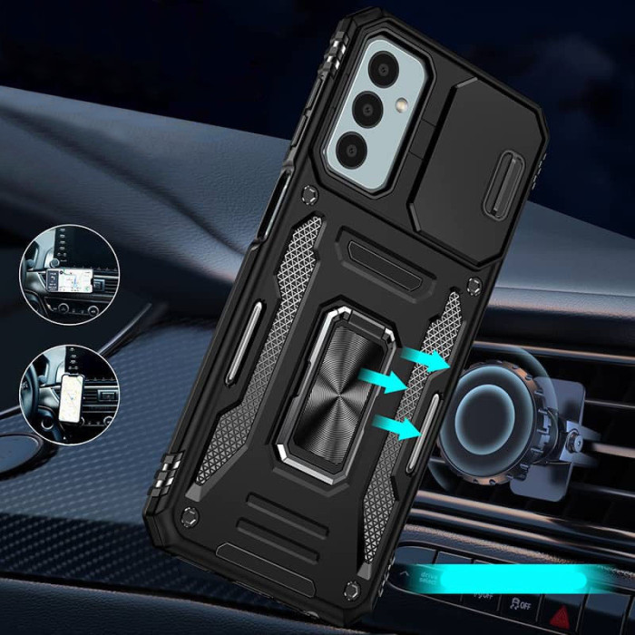 Ударостійкий чохол Camshield Army Ring для Samsung Galaxy A25 5G Чорний/Black