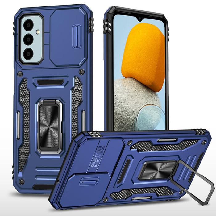 Ударостійкий чохол Camshield Army Ring для Samsung Galaxy A25 5G Синій/Navy