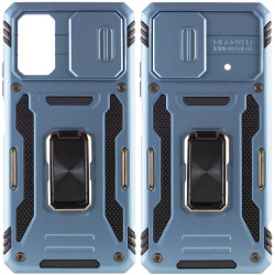 Ударостійкий чохол Camshield Army Ring для Xiaomi Poco X5 Pro 5G/Note 12 Pro 5G Блакитний/Light Blue  (ITS-L-00000064646_1)