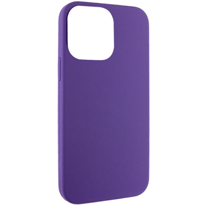 Чохол Silicone Case Full Protective (AA) NO LOGO для Apple iPhone 15 Pro  Фіолетовий/Amethyst