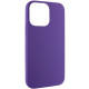 Чохол Silicone Case Full Protective (AA) NO LOGO для Apple iPhone 15 Pro  Фіолетовий/Amethyst