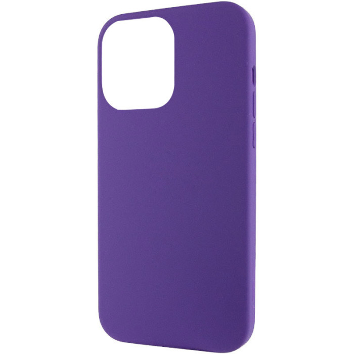 Чохол Silicone Case Full Protective (AA) NO LOGO для Apple iPhone 15 Pro  Фіолетовий/Amethyst