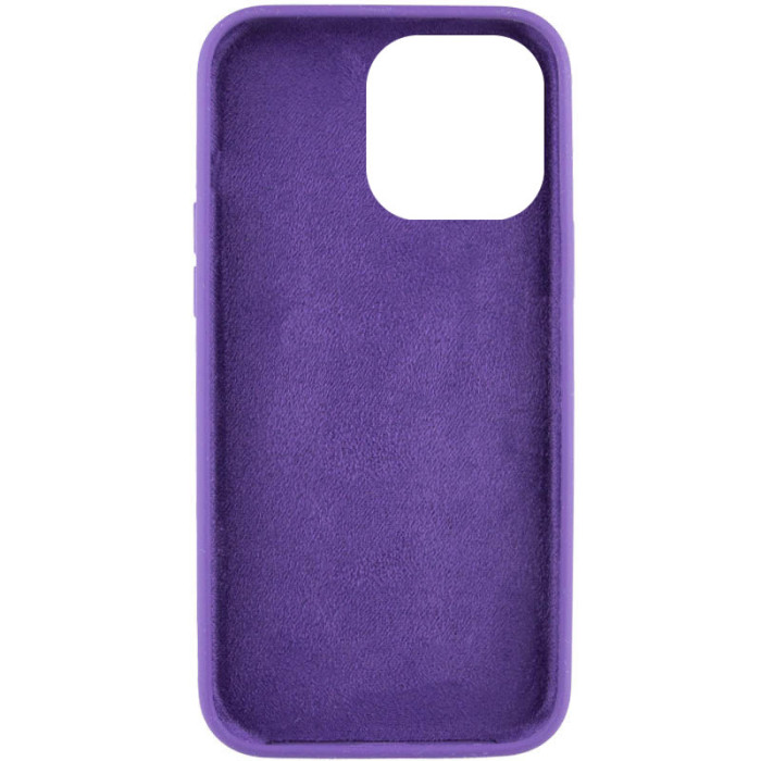 Чохол Silicone Case Full Protective (AA) NO LOGO для Apple iPhone 15 Pro  Фіолетовий/Amethyst