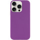 Чохол Silicone Case Full Protective (AA) NO LOGO для Apple iPhone 15 Pro  Фіолетовий/Grape