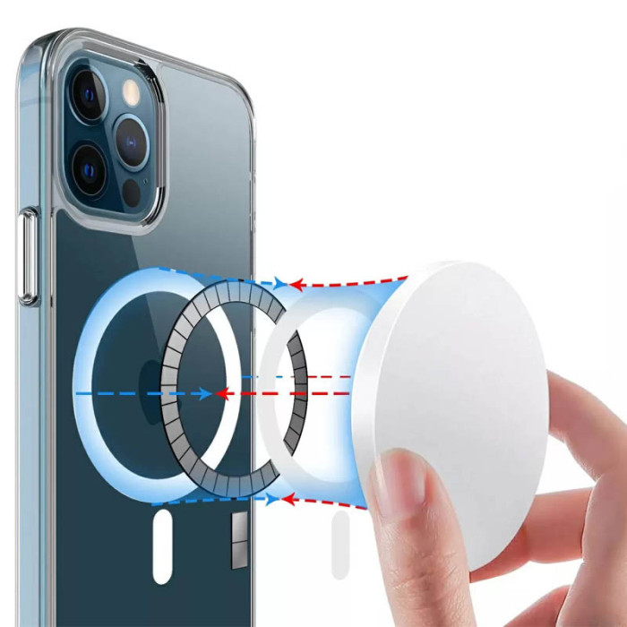 Чохол TPU Space Case with MagSafe для Apple iPhone 13 Pro  Прозорий