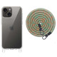 Чехол TPU Transparent with Straps для Apple iPhone 15 