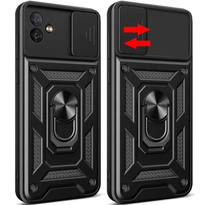 Чохол Ummi Camshield Serge Ring для Samsung Galaxy A05 Чорний