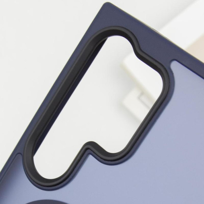 Чохол Ummi Colorful with MagSafe для Samsung Galaxy S25 Ultra Синій/Navy Blue