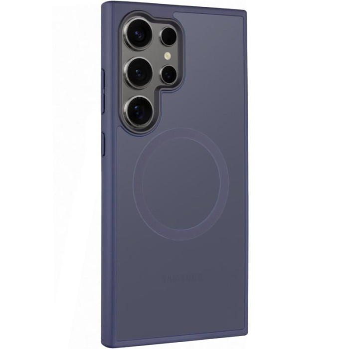 Чохол Ummi Colorful with MagSafe для Samsung Galaxy S25 Ultra Синій/Navy Blue