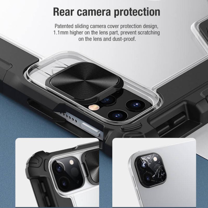 Чохол-книжка Nillkin Bumper Pro для Apple iPad Pro 12.9' (2020-2022)/Air 13' (2024-25) Black