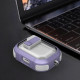 Футляр протиударний Locking Button для навушників Airpods Pro 2/Pro Light Purple