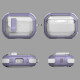 Футляр протиударний Locking Button для навушників Airpods Pro 2/Pro Light Purple