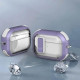 Футляр протиударний Locking Button для навушників Airpods Pro 2/Pro Light Purple