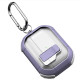 Футляр протиударний Locking Button для навушників Airpods Pro 2/Pro Light Purple