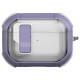 Футляр протиударний Locking Button для навушників Airpods Pro 2/Pro Light Purple