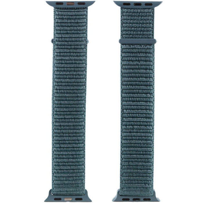 Ремінець Nylon для Apple Watch 38/40/41/42mm(ser.10) Зелений/Pine green