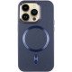 Шкіряний чохол SnapCase with MagSafe для Apple iPhone 15 Pro  Dark Blue