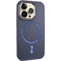 Шкіряний чохол SnapCase with MagSafe для Apple iPhone 15 Pro  Dark Blue  (ITS-L-00000075477_3)
